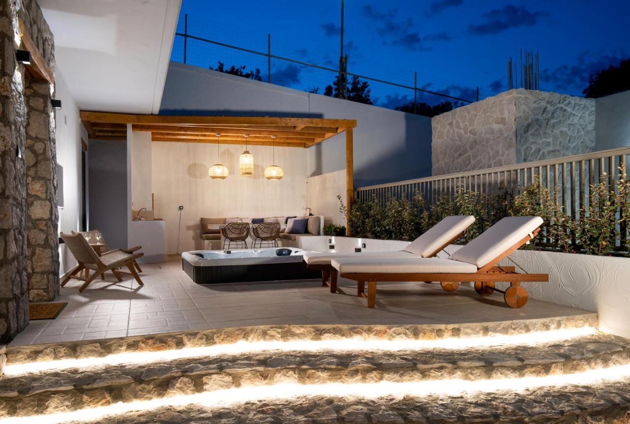 Lithos Luxury Villa Archangelos  Luaran gambar