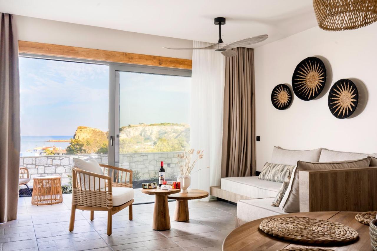 Lithos Luxury Villa Archangelos  Luaran gambar