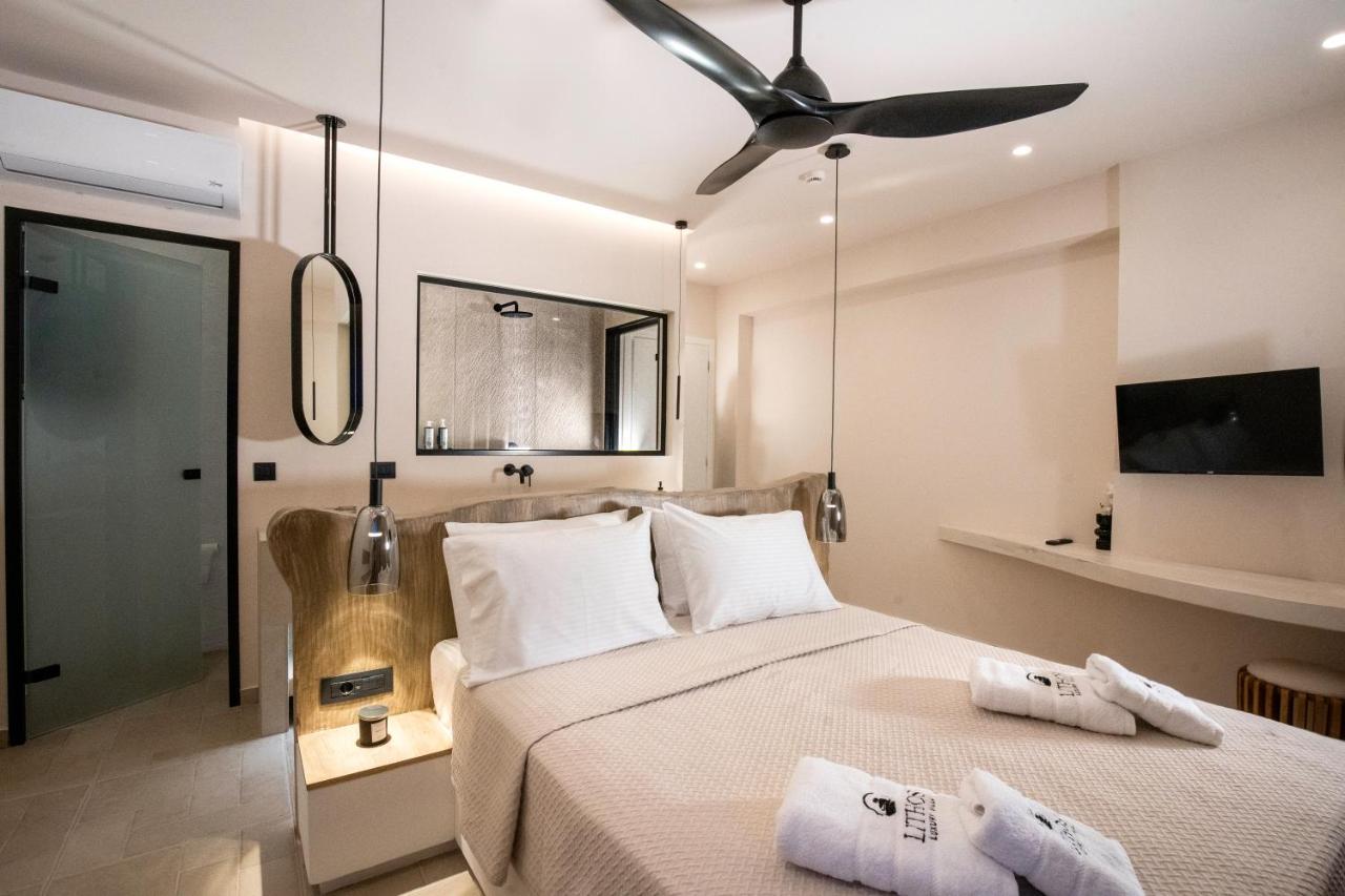 Lithos Luxury Villa Archangelos  Luaran gambar