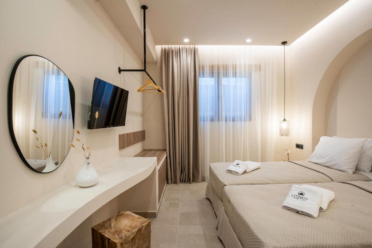 Lithos Luxury Villa Archangelos  Luaran gambar