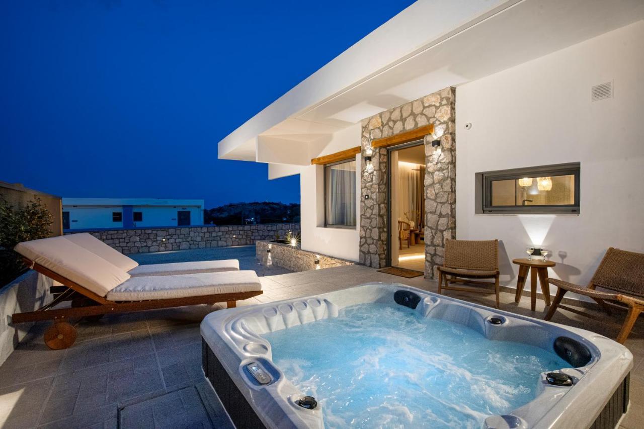 Lithos Luxury Villa Archangelos  Luaran gambar