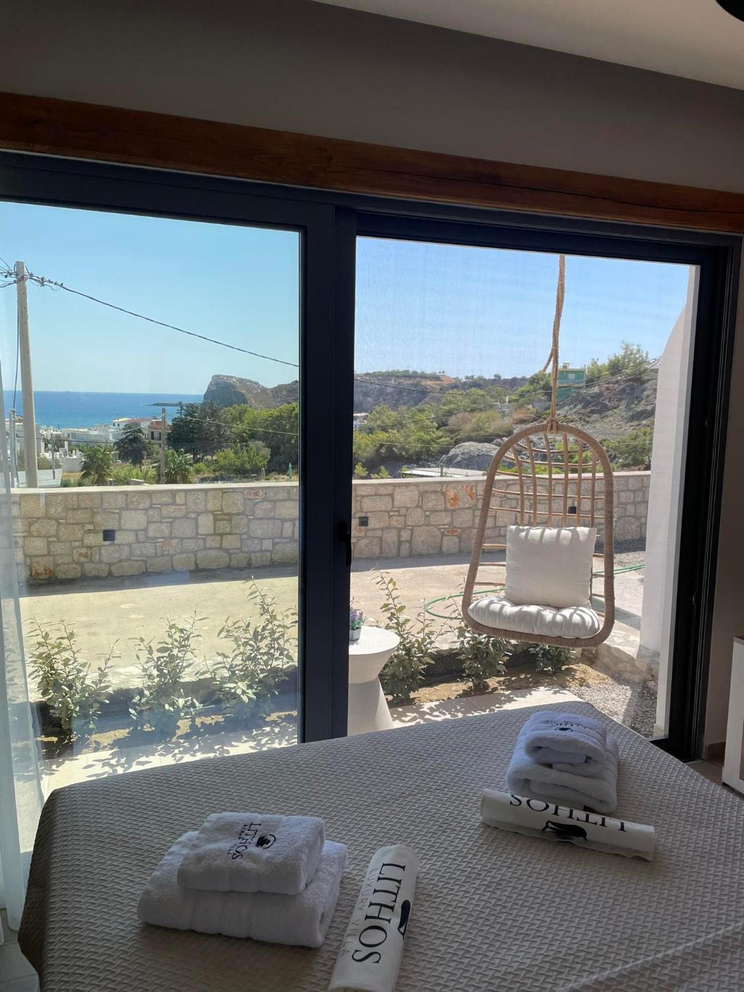 Lithos Luxury Villa Archangelos  Luaran gambar